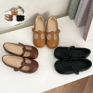 슈즈 여아 스트랩 발이편한 데일리 라운드 플랫