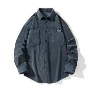 남사친 가을 캐주얼 캐주얼룩 솔리드 셔츠 봄가을 칼라 긴팔 MODU3