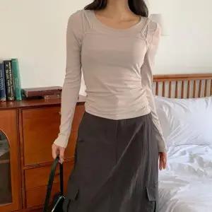 [옷자락]여자 사이드 셔링 레이어드 나시 세트