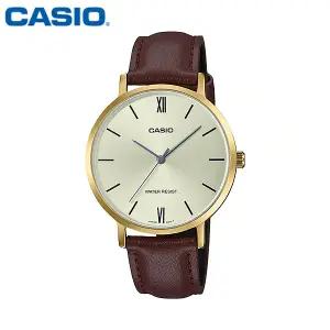 카시오 시계 LTP-VT01GL-9B 여성용 손목시계 가죽밴드 CASIO 정품