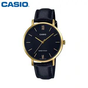 카시오 시계 LTP-VT01GL-1B 여성용 손목시계 가죽밴드 CASIO 정품
