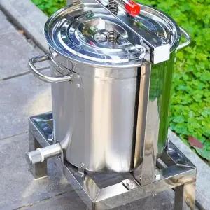 꿀 프레스 스테인리스 유압 압착기 포도 착즙기 수동 채밀기