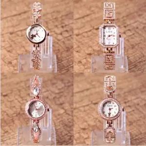 선물 러블리 손목시계 학생 겸용 큐빅 남녀 팔찌