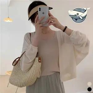 여름 필수 루즈핏 볼레로 가디건 라이트 크롭 가디건 여름 팔뚝커버 볼레로