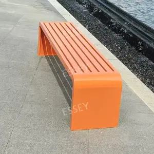 야외 평벤치 학교 관공서 철제 운동장 펜션 긴 테라스 120CM 벤치 의자 공원