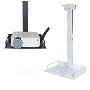 빔프로젝터 천장형 선반 회의실 천정 브라켓 거치대 다이 고정 트레이 미니빔