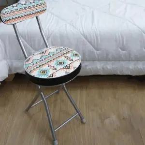 ( )EA 원형 접이식 등받이의자 CY 498 쿠션 철