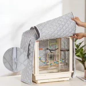 새장 덮개 보온 방풍 앵무새 방한용품 앵무새집 단열 커버 케이지 겨울