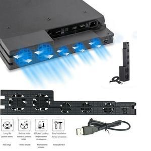 소니호환 호환호환 Playstation Play Station PS 4 Pro 슬림 스탠드 제어 쿨러 냉각 팬 게임 콘솔 액세서리