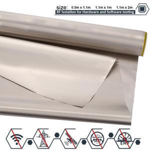1-2m EMF 보호 패브릭 안티 방사선 차단 RFIDs 신호 Wifi EMI LF RF 라이닝 용 고 차폐 전도성 천