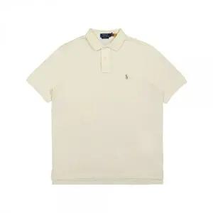 [폴로 랄프로렌]26SS 포니 자수 로고 클래식핏 폴로 티셔츠 크림 710534735 420