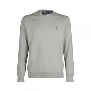 [폴로 랄프로렌]26SS 포니 로고 슬림핏 코튼 니트 그레이 710684957 003