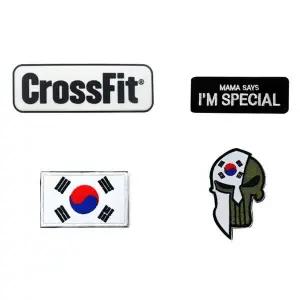 [하프클럽/]와펜 탈부착 크로스핏 태극기 전술 군용 리폼 패치