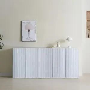 아트박스 바이탈버브 루안 모던 도어형 다용도 높은수납장세트700+1100