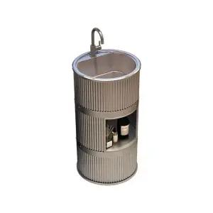 스탠딩 세면대 야외 세면기 욕실 이동식 레스토랑 정원 세면대 호텔