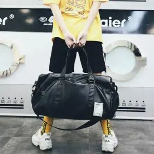 [하프클럽/]스포츠 블랙 운동 여행용 보스턴 짐가방 트래블 가방