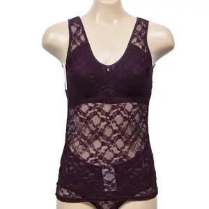 [하프클럽/]신축성 좋고 여성스러운 플라워 레이스 여성 브라런닝