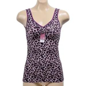 [하프클럽/]1 호피패턴 몰드 노와이어 신축성 좋은 여성 브라런닝