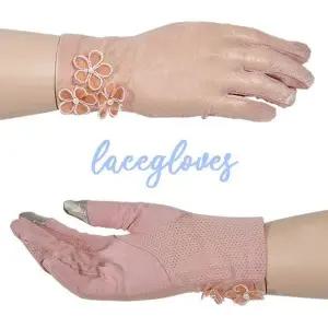 [하프클럽/]타입 은은한 망사레이스 패턴 코사주 숙녀 레이스장갑
