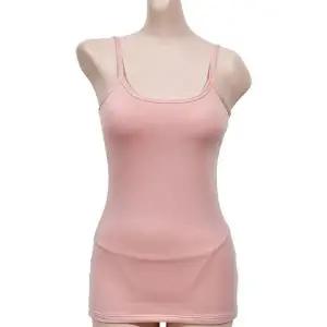 [하프클럽/]리 컬러 부드럽고 따뜻한 볼륨패드 내장 기모 끈런닝