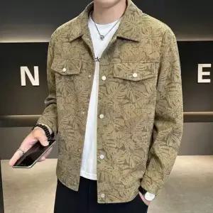 남친 코듀로이 카라 봄가을 점퍼 코트 자켓 빅사이즈 프린트 MODU3