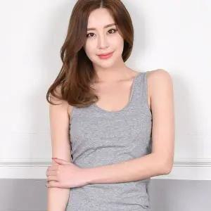 [하프클럽/]베이직 스타일 면스판 캡내장 조끼런닝