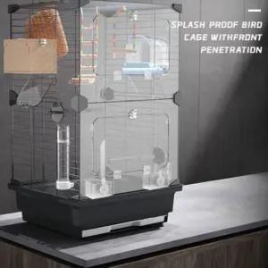 앵무새 대형 케이지 아크릴 새집 키우기 새장