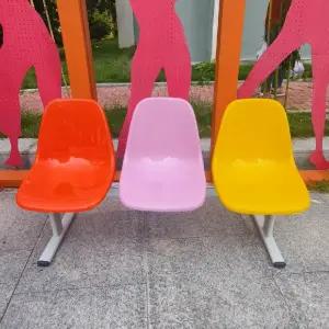 버스정류장 철제 야외벤치 농구장 정류장 의자 파란색 4인용 카페 공원