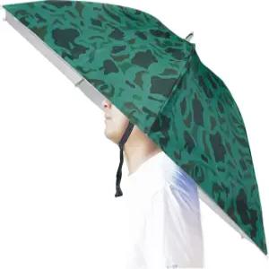 보캄프티 우산 모자 37인치 낚시 핸즈프리 접이식 자외선 차단 골프 캠핑 비치 가드닝 선쉐이드 야외용