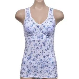 [하프클럽/](린다) 플로럴 패턴 시원한 인견 여성 몰드 브라런닝