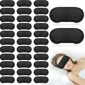 40개의 마스크 수면 코 패드와 조절 가능한 스트랩이 있는 팀 빌딩 파티 게임용 벌크 블라인드 남성용 4겹