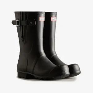 [헌터]헌터 MEN 오리지날 사이드 어드저스터블 숏 레인부츠 MFS9079RMABLK