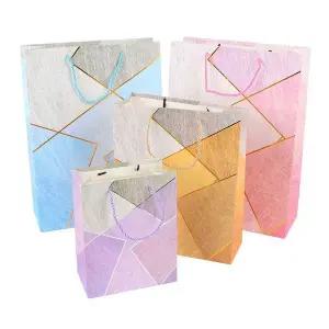 [골드스마일]종이쇼핑백 사각 쇼핑백 패턴 디자인 종이백 대형 X10개 컬러