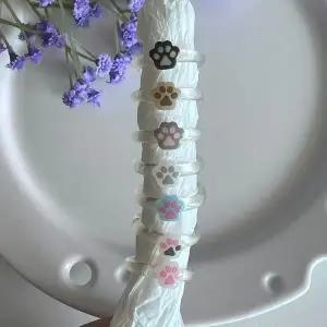 [하프클럽/]발바닥 곰 강아지 고양이 하이틴 동물 반지 링