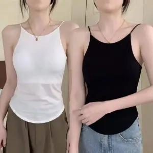 [하프클럽/]여성 여름필수템 이너 캡내장 부드러운 홀터넥 끈나시