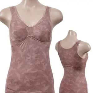 [하프클럽/]패턴 부드러운 소재 탁월한보온 기모 노몰드 브라런닝