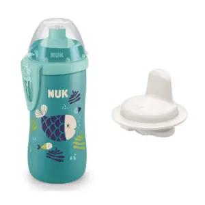 누크 유아 휴대용 물병 스포츠캡 스파우트 세트 300ml BNS