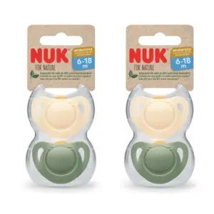 누크 아기 공갈 쪽쪽이 라텍스 2단계 2개입 X 2개 BNS