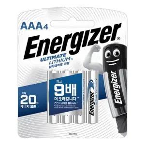 [핫트랙스]얼티메이트 리튬 건전지 AAA L92BP4 4개입 일회용