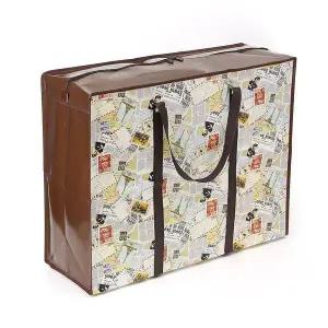 [핫트랙스]리유저블 지퍼 타포린 가방 닉 백 캠핑(WFLORHZ)