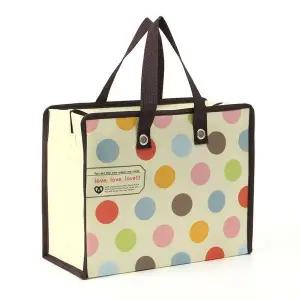 [핫트랙스]리유저블 타포린백 30x23cm 지퍼 쇼핑백(WFLORI0)