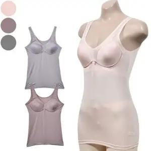 [하프클럽/]스트라이프 인견 소재 몰드 노와이어 데일리 브라런닝