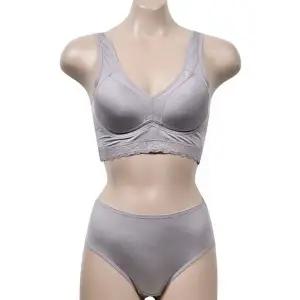 [하프클럽/]쾌적한 착용감 여성 인견 몰드 런닝형 브라팬티 세트