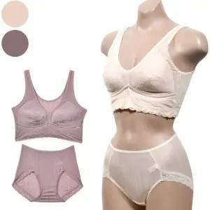 [하프클럽/]재 감각적인 노와이어 부직포 런닝형 브라 팬티 세트