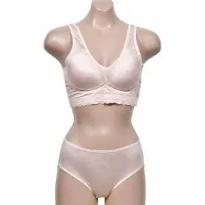 [하프클럽/]한 착용감 노와이어 몰드 런닝형 인견 브라팬티 세트