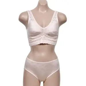 [하프클럽/]착용감 노와이어 부직포 런닝형 인견 브라팬티 세트