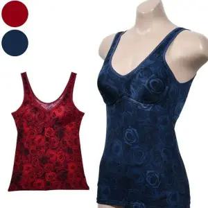 [하프클럽/]매력적인 로즈패턴 풀컵 노와이어 몰드 브라런닝