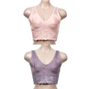 [하프클럽/]여성스러운 밑단 레이스 홑겹 베이직 런닝형 브라