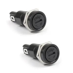 5x20mm 유리 퓨즈 10A 250V용 Areyourshop 2PCS SCI R3-11 패널 마운트 섀시 홀더