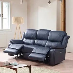 [아이앤][착불]몬드 리클라이너 3인 가죽 소파 PD